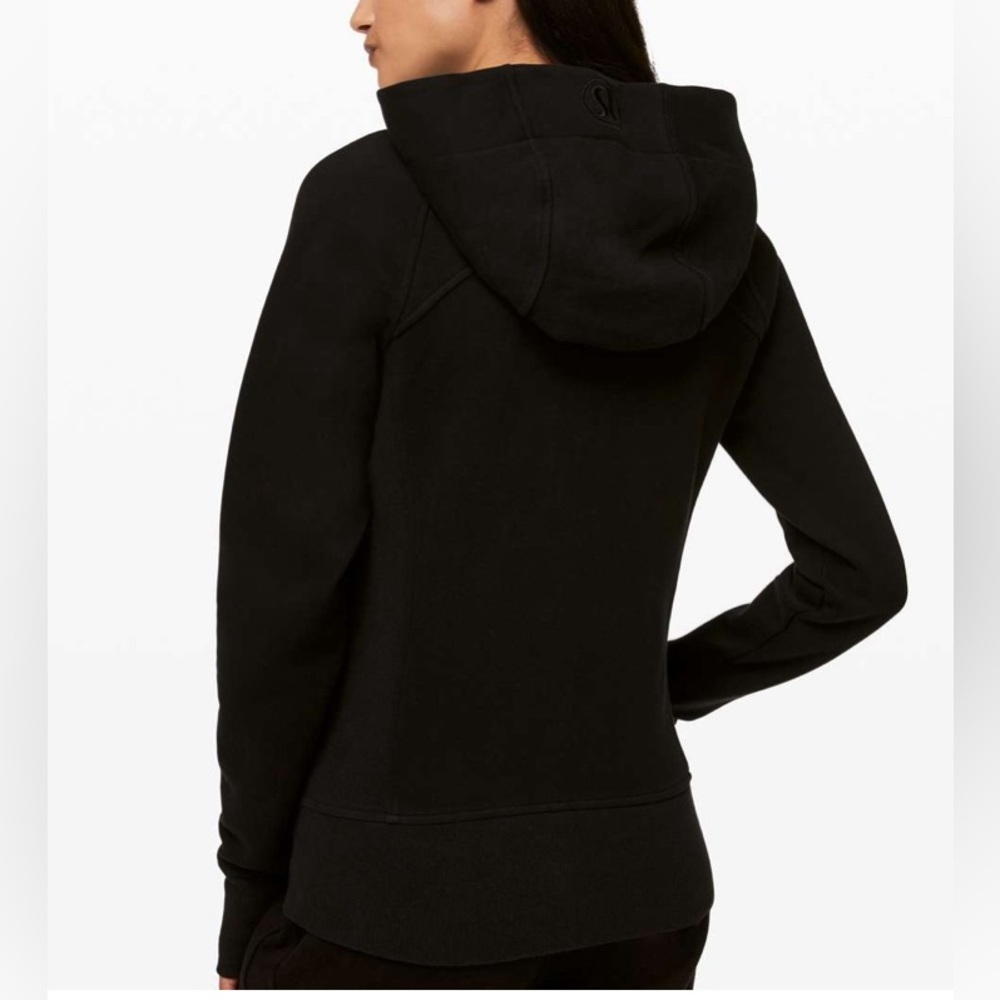 NWOT Lululemon Scuba Hoodie *Light Cotton Fleece Black - Picture 2 of 7